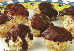 Рецепт: Шоколадно-банановыи десерт