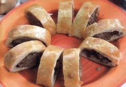 Кулебяка с мясом