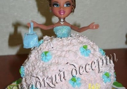 Рецепт: Торт "Кукла Братц"