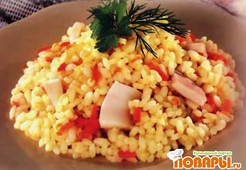 Плов из кальмаров