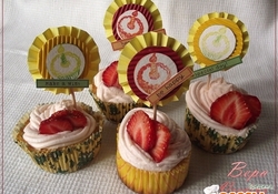 Рецепт: Кексы с белым шоколадом