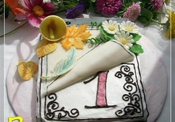 Рецепт: Торт "День знаний"