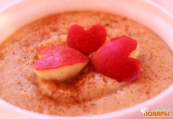 Яблочная овсяная каша