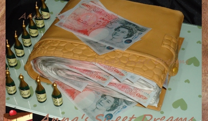 МК Торт Кошелек с деньгами от Annula