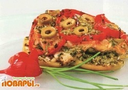 Рецепт: Рыба, запеченная в фольге