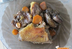 Тушеная утка, приготовленная в мультиварке