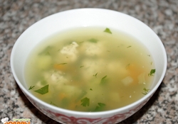 Рецепт: Суп с фрикадельками в мультиварке