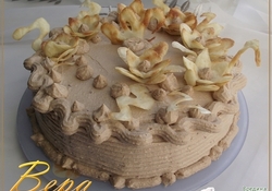 Рецепт: Торт "Осенние Цветы"