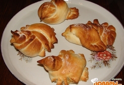 Жаворонки (из постного теста)