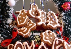 Пряничные елочные украшения