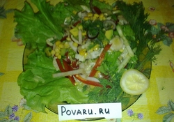 Рецепт: Салат "Лёгкий"