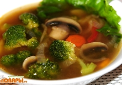 Рецепт: Суп Овощной «Вегетарианский»