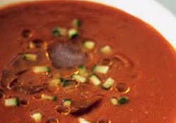 Рецепт: Простой суп из помидоров 