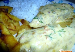  Энкокадо дэ пэскадо (рыба под кокосовом соусом)