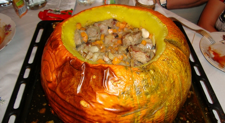 Тыква с сюрпризом